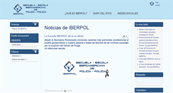 Desktop Screenshot of iberpol.org