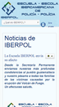 Mobile Screenshot of iberpol.org