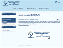 Tablet Screenshot of iberpol.org
